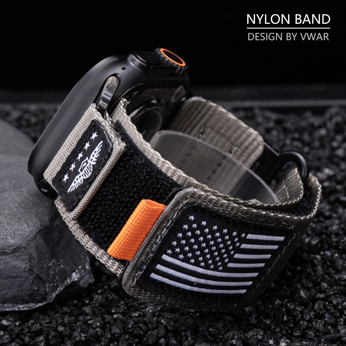 Нейлоновый ремешок VWAR для Apple Watch Band Ultra 2 серии 10 9 8 7 6 5 Флаг США Спортивный браслет-петля для iWatch 49 мм 46 мм 45 мм
Нейлоновый ремешок VWAR для Apple Watch Band Ultra 2 серии 10 9 8 7 6 5 Флаг США Спортивный браслет-петля для iWatch 49 мм 46 мм 45 мм