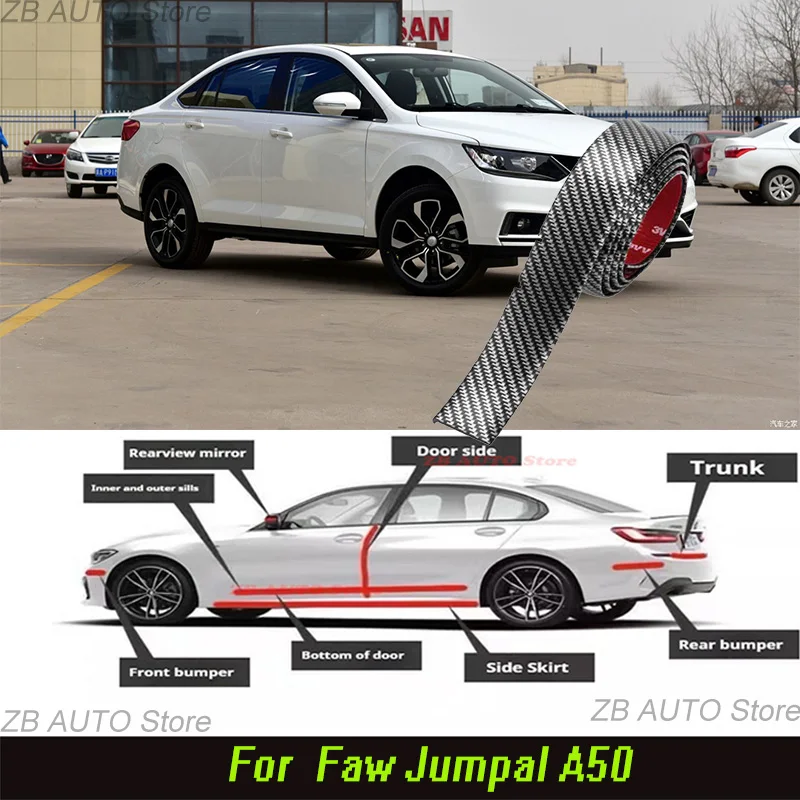 For Faw JumpaL A50 Strong adhesive bumper strip, front and rear lip side skirts, collision and scratch resistant, suitable
For Faw JumpaL A50 Strong adhesive bumper strip, front and rear lip side skirts, collision and scratch resistant, suitable