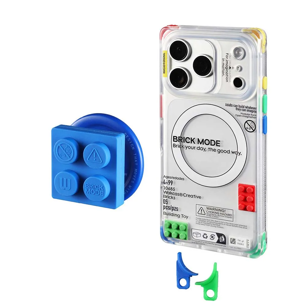 Creative PVC Magnetic Phone Case for IPhone 16/17 Pro Max Cute Brick Mode Design Magsafe Case with Removable Block Shape Holder
Creative PVC Magnetic Phone Case for IPhone 16/17 Pro Max Cute Brick Mode Design Magsafe Case with Removable Block Shape Holder