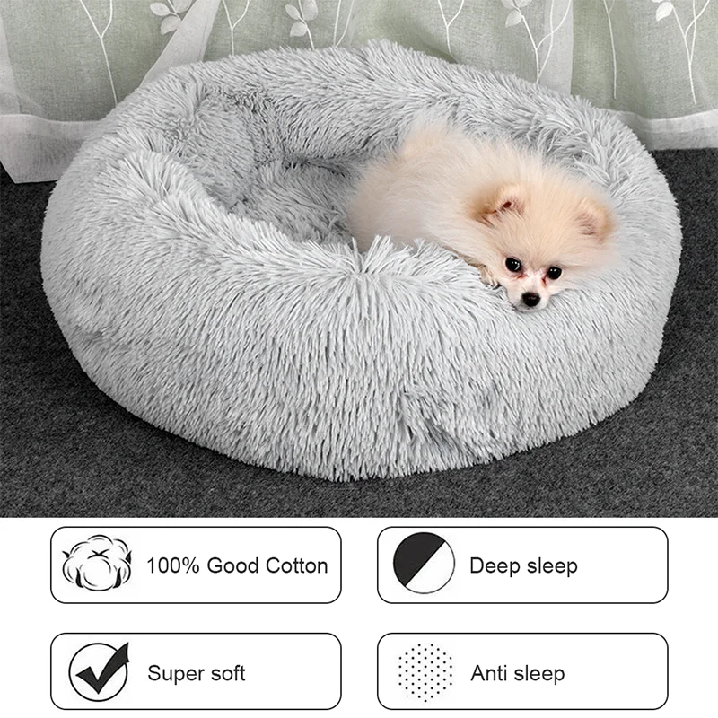 50-80cm Round Pet Bed Long Plush Cat House Dog Bed for Medium Dogs Soft Cat Nest Kennel Dog Mattress Pet Supplies
50-80cm Round Pet Bed Long Plush Cat House Dog Bed for Medium Dogs Soft Cat Nest Kennel Dog Mattress Pet Supplies