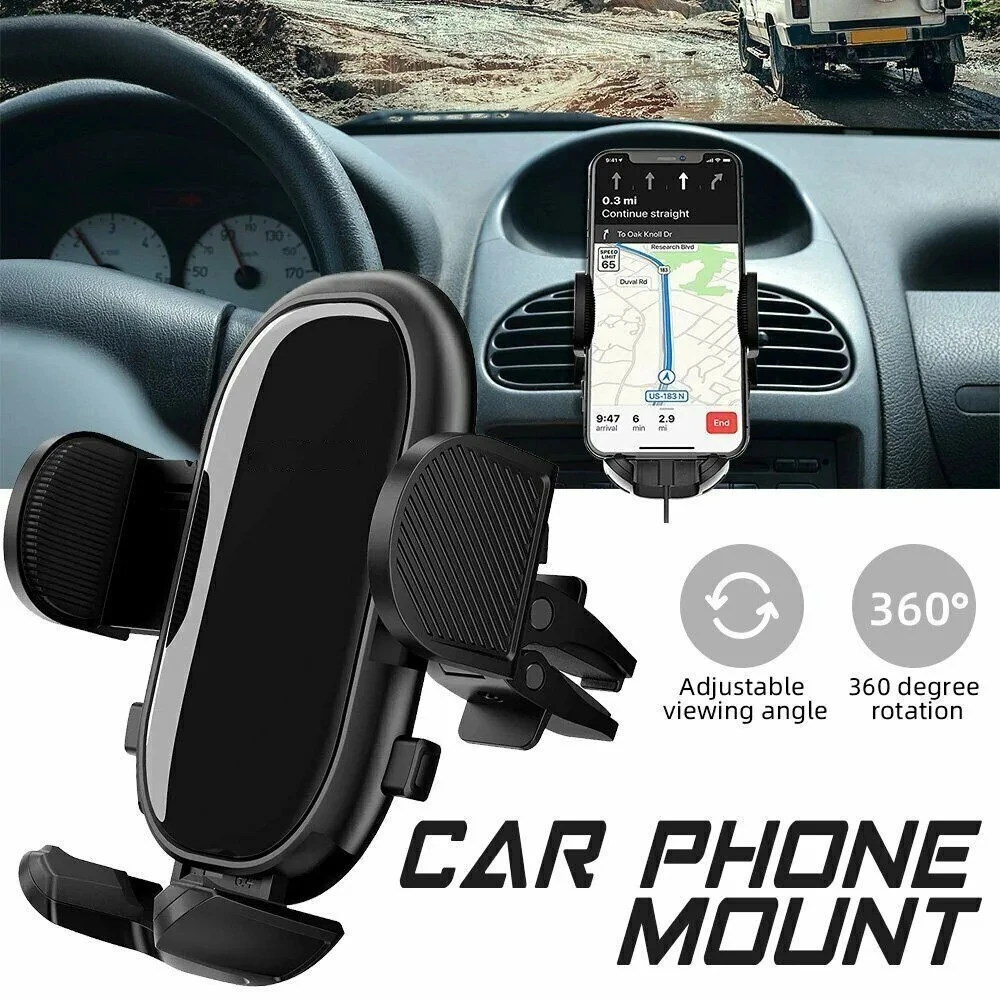 Car Air Vent Phone Holder Gravity Stable Clip Mount Universal Shockproof Mobile Phone Stand GPS Bracket for 4.7-7 Inch Phone
Car Air Vent Phone Holder Gravity Stable Clip Mount Universal Shockproof Mobile Phone Stand GPS Bracket for 4.7-7 Inch Phone