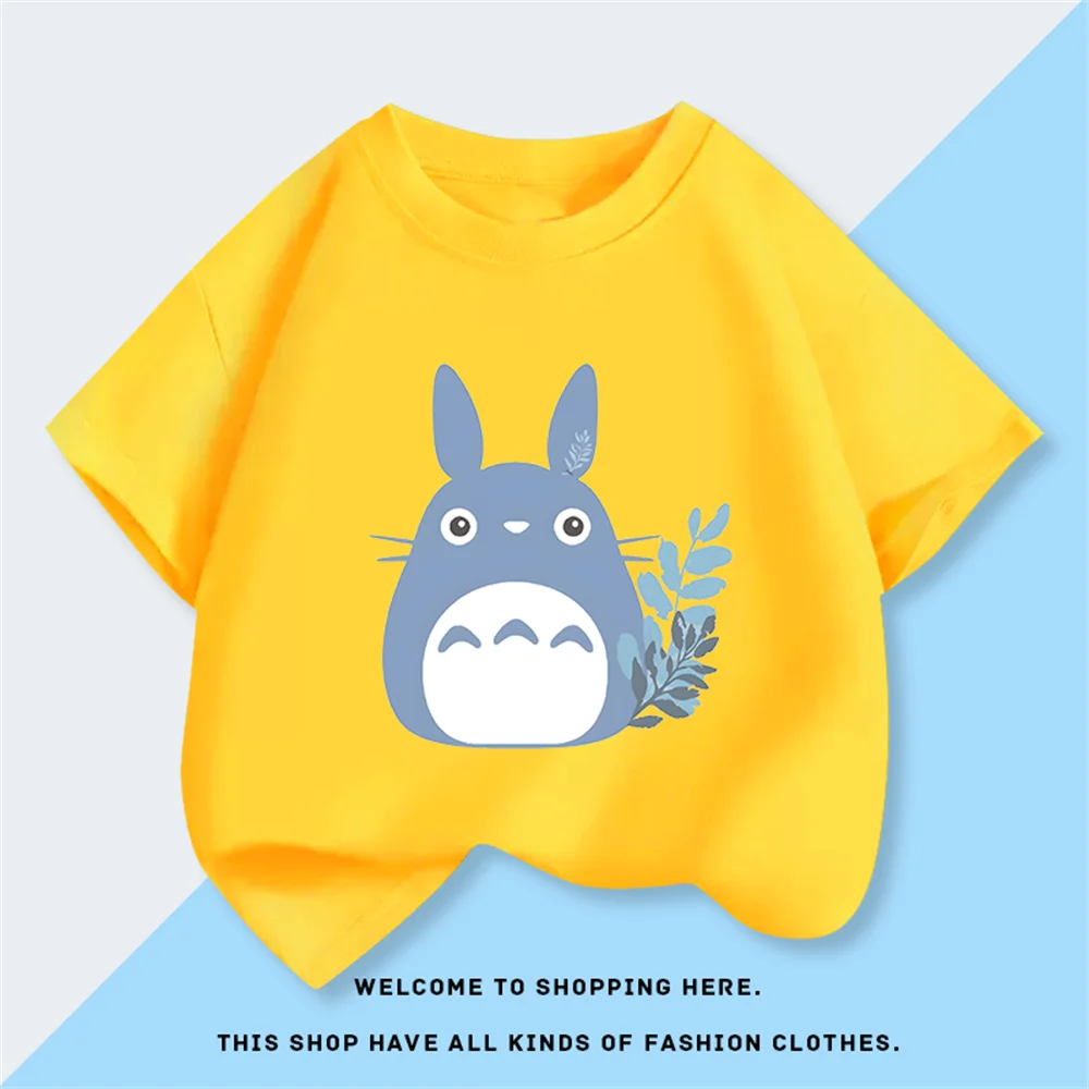 My Neighbor Totoro, boys and girls printed T-shirts, summer pure cotton new children's clothing, boys and girls parent-child top
My Neighbor Totoro, boys and girls printed T-shirts, summer pure cotton new children's clothing, boys and girls parent-child top