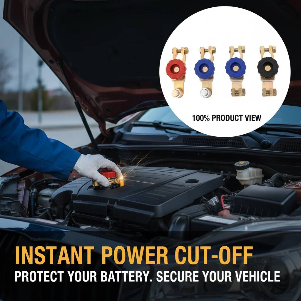 Universal Car Battery Switch Quick Cut-off Switch Battery Disconnect Isolator Switch Battery Auto Accessories for Boat Marine
Universal Car Battery Switch Quick Cut-off Switch Battery Disconnect Isolator Switch Battery Auto Accessories for Boat Marine