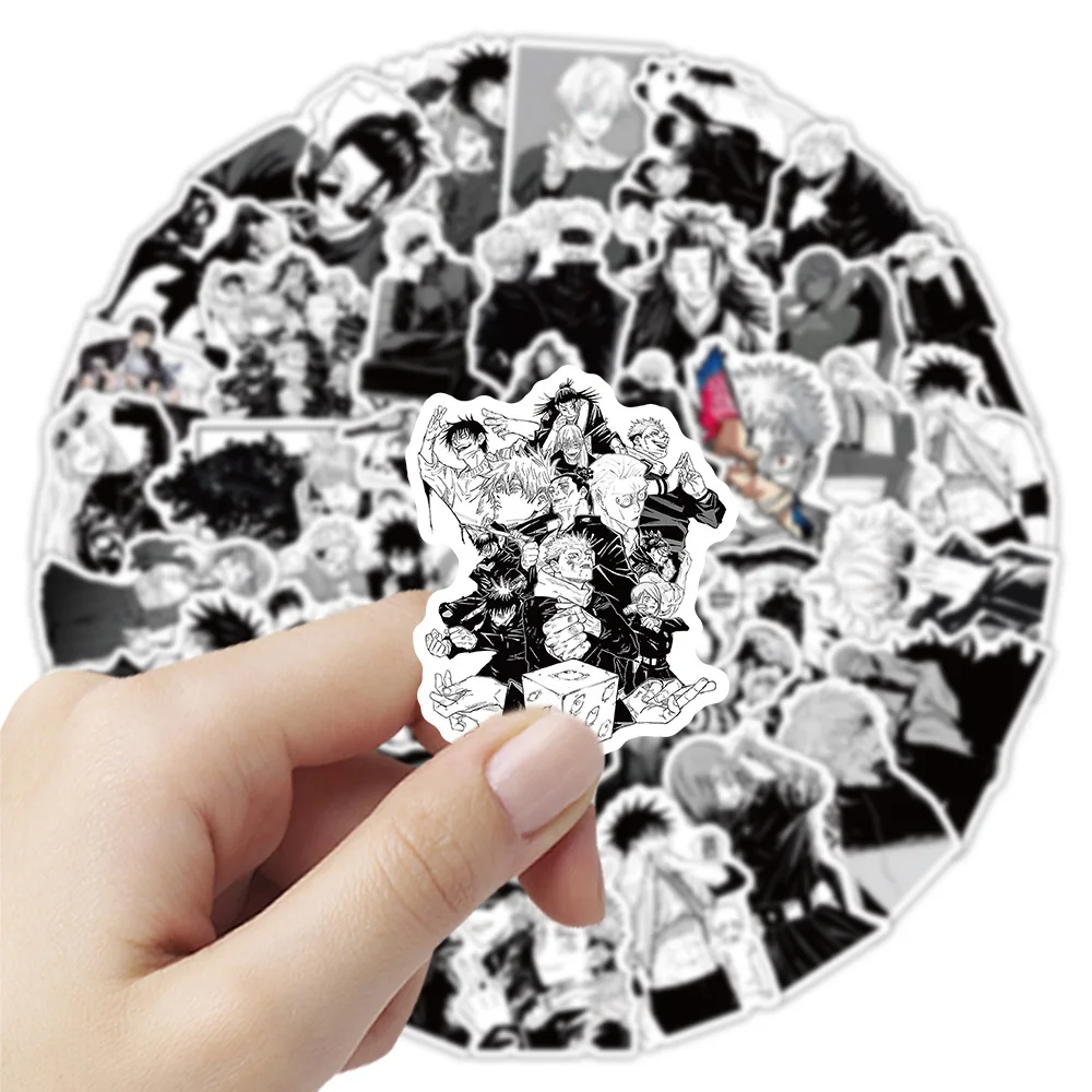 10/50PCS Japanese comic black and white spell return to battle graffiti decorative notebook guitar waterproof sticker Kids Toy
10/50PCS Japanese comic black and white spell return to battle graffiti decorative notebook guitar waterproof sticker Kids Toy