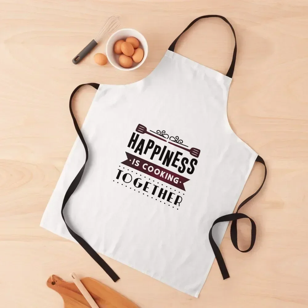 Happiness is cooking together Apron kitchen clothes chef costume For Kitchen Apron
Happiness is cooking together Apron kitchen clothes chef costume For Kitchen Apron