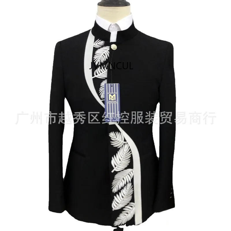 2026 New Model Embroidered Zhongshan Collar Men's Tang Suit Two-piece Chinese Style for Hosts at Banquets and Wedding Greetings
2026 New Model Embroidered Zhongshan Collar Men's Tang Suit Two-piece Chinese Style for Hosts at Banquets and Wedding Greetings