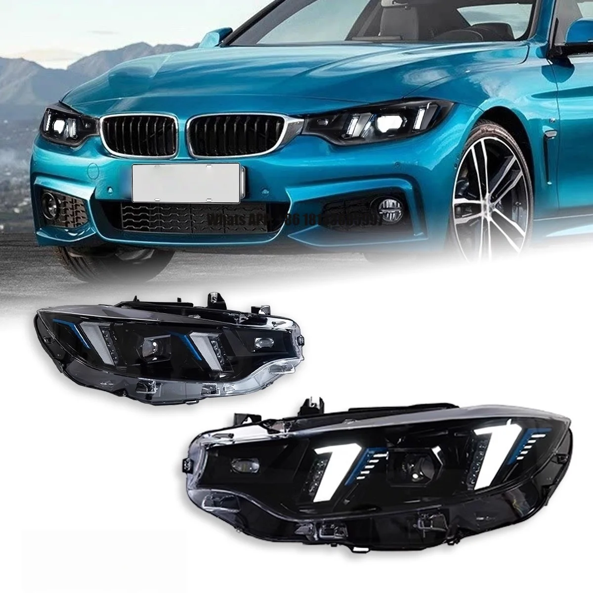 Светодиодные фары для BMW 4 серии (F32) в сборе с линзами-«зубцами», ДХО и поворотниками, 2013-2020 гг.
Светодиодные фары для BMW 4 серии (F32) в сборе с линзами-«зубцами», ДХО и поворотниками, 2013-2020 гг.