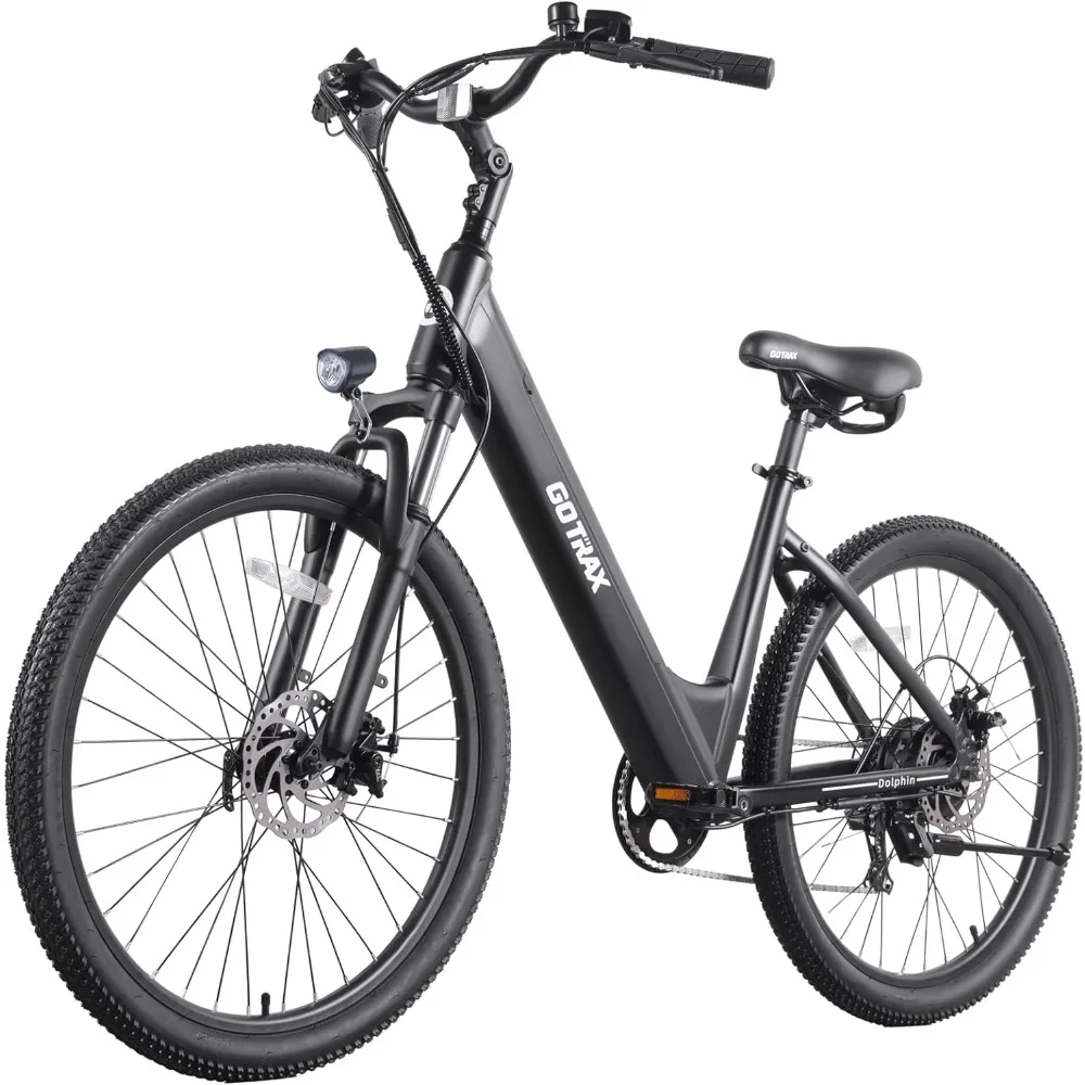 26" Electric Bike, Max Range 30Miles(Pedal-assist1) & 15.5/20Mph Power by 350W, 3 Riding Modes & Adjustable Seat
26" Electric Bike, Max Range 30Miles(Pedal-assist1) & 15.5/20Mph Power by 350W, 3 Riding Modes & Adjustable Seat