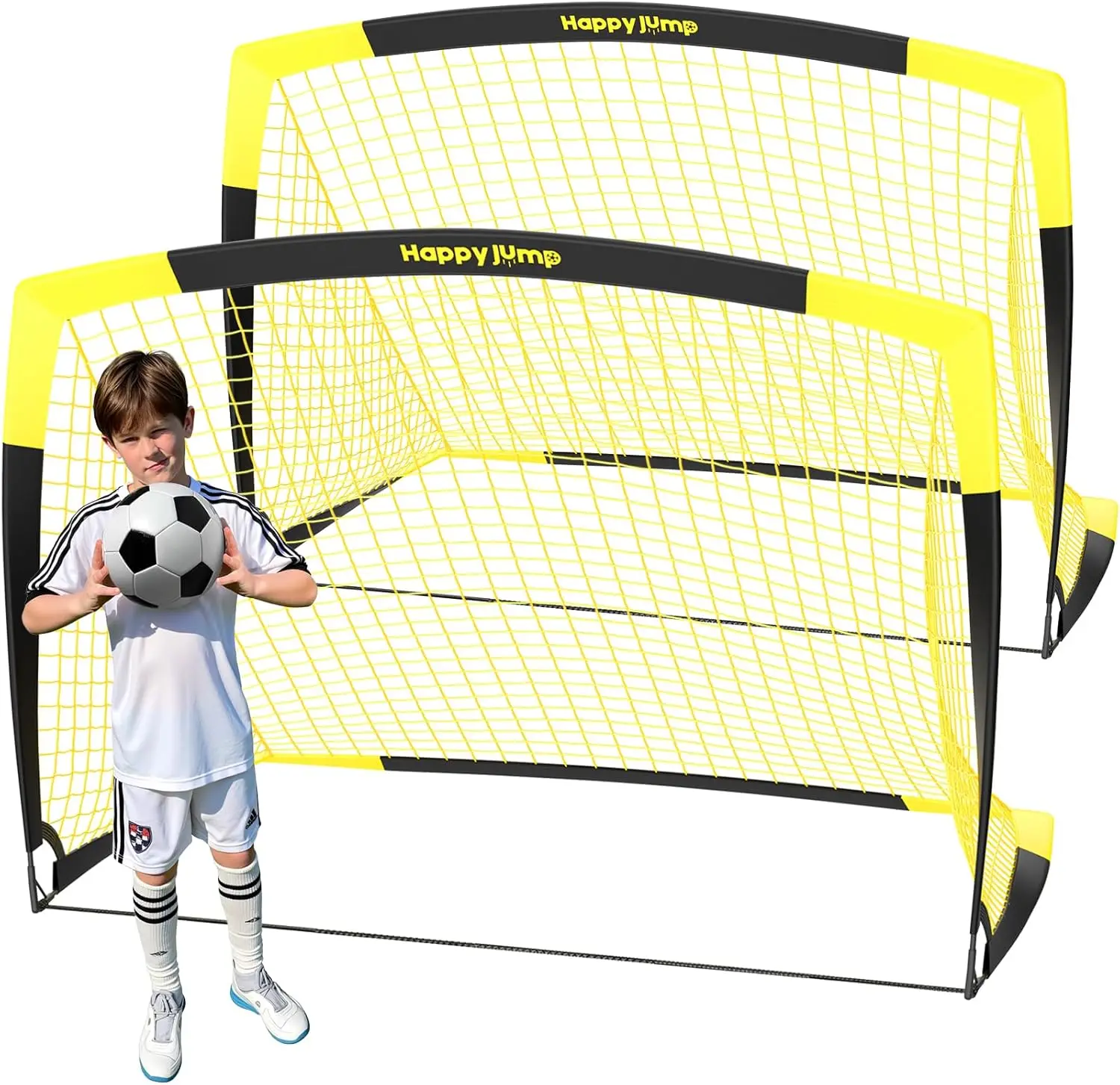 Portable Soccer Goal 7x5 FT & 5x3.6 FT for Kids Ages 6-14, Easy Setup for Backyard Park School Training
Portable Soccer Goal 7x5 FT & 5x3.6 FT for Kids Ages 6-14, Easy Setup for Backyard Park School Training