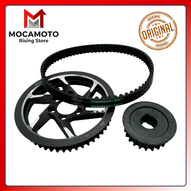 MOCA Original Surron Drive Belt & Front Wheel Pulley & Rear Pulley Gear Kit for SUR Ron Light Bee X S Segway X260 E-Bike
MOCA Original Surron Drive Belt & Front Wheel Pulley & Rear Pulley Gear Kit for SUR Ron Light Bee X S Segway X260 E-Bike