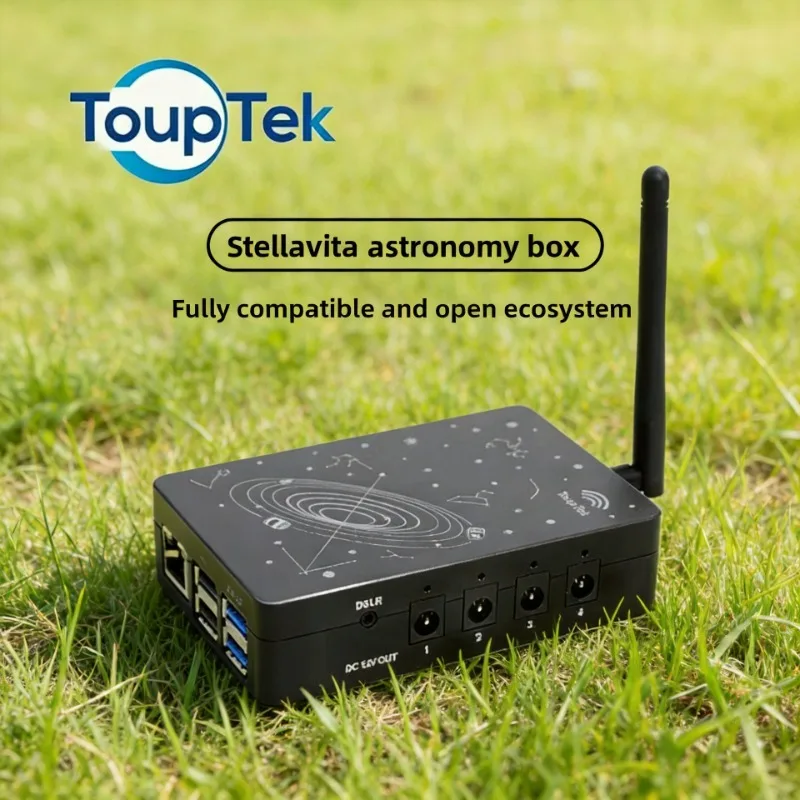 ToupTek StellaVita 2nd Gen Astronomical Box Smartphone Controller for Deep Space Photography Compatible with Multiple Cameras
ToupTek StellaVita 2nd Gen Astronomical Box Smartphone Controller for Deep Space Photography Compatible with Multiple Cameras