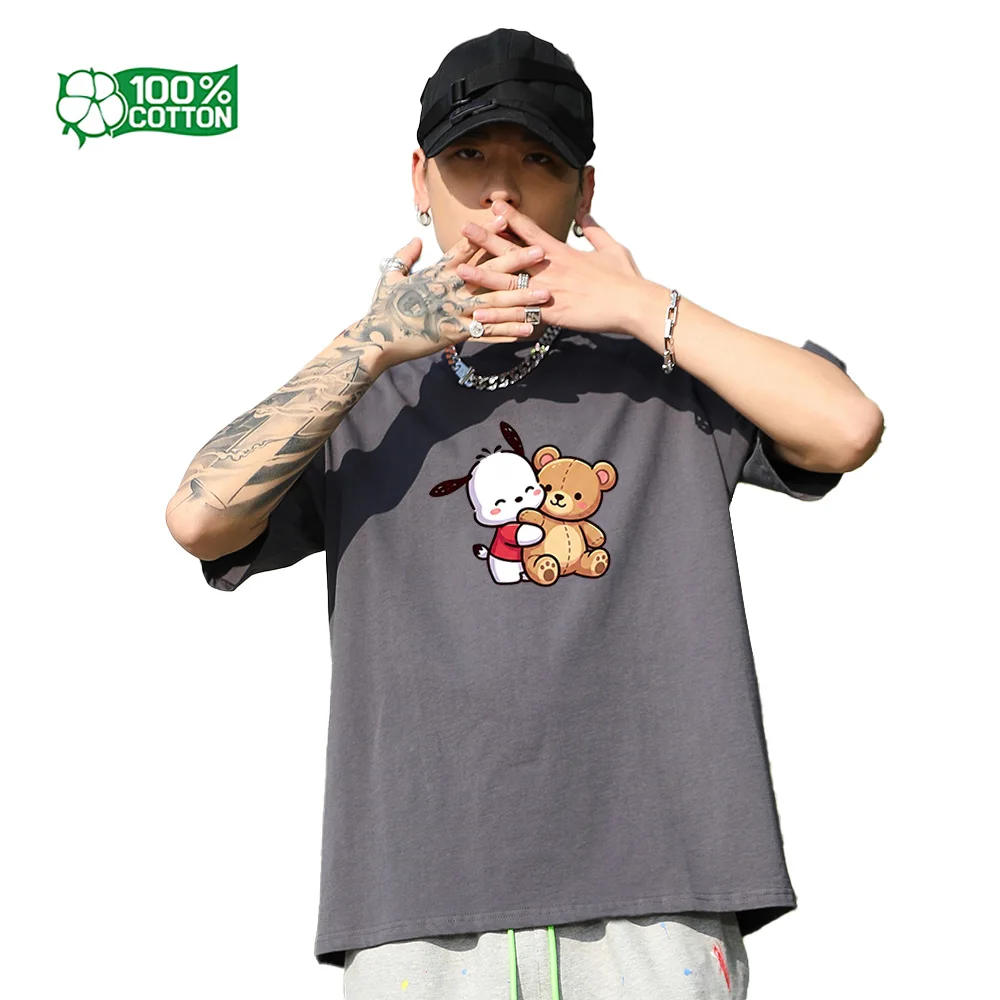 Pochacco Sanrio Graphic T-Shirt High-Quality Cotton Blend Fabric Vintage Print Unisex Tee Loose Fit Comfort Clothing Top
Pochacco Sanrio Graphic T-Shirt High-Quality Cotton Blend Fabric Vintage Print Unisex Tee Loose Fit Comfort Clothing Top