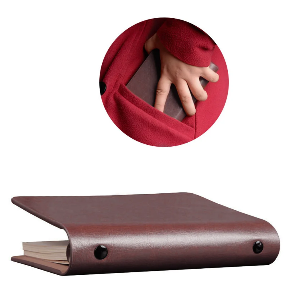 1pc PU Notebook Notepads Pocket Planner Loose-leaf Portable Schedule Checklist for Home School Office (Brown)
1pc PU Notebook Notepads Pocket Planner Loose-leaf Portable Schedule Checklist for Home School Office (Brown)
