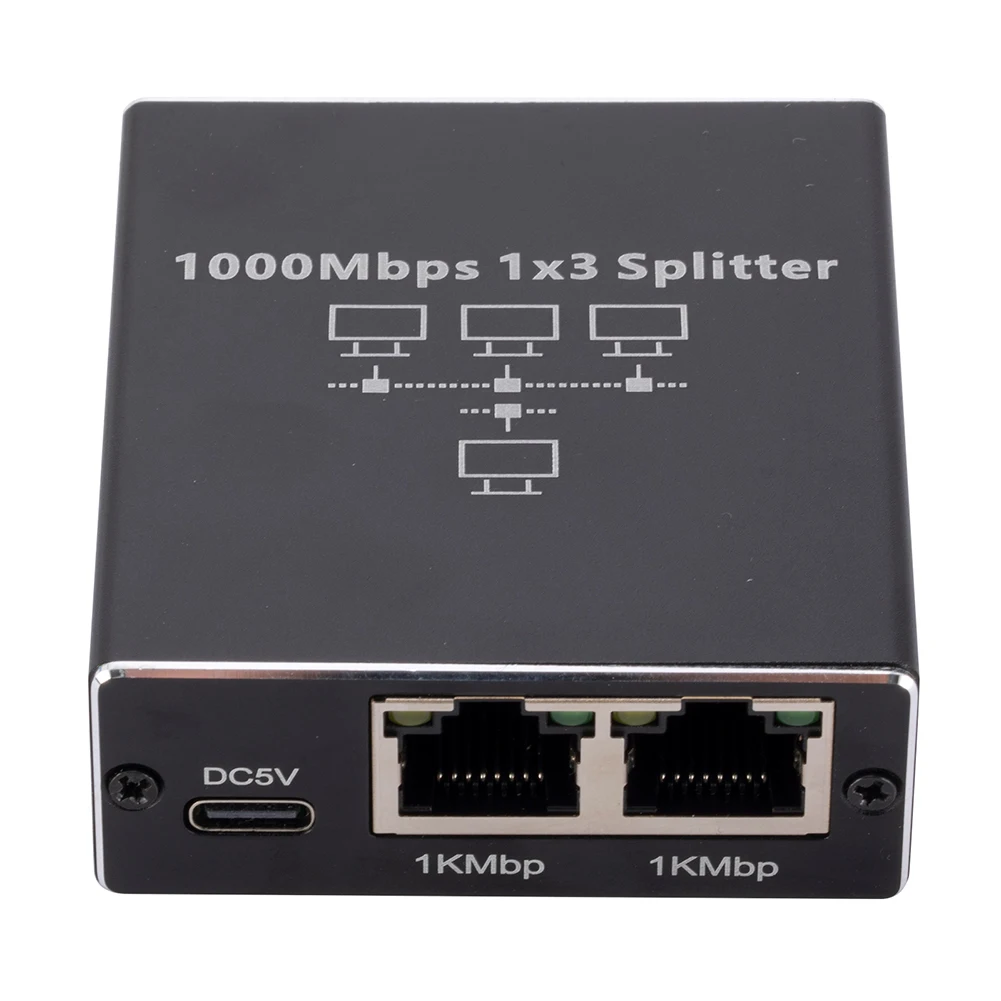 Ethernet Splitter 1 To 3/4 Gigabit Network Splitter RJ45 Ethernet Splitter Adapter LAN Splitter for PC Laptop Router TV-Box
Ethernet Splitter 1 To 3/4 Gigabit Network Splitter RJ45 Ethernet Splitter Adapter LAN Splitter for PC Laptop Router TV-Box