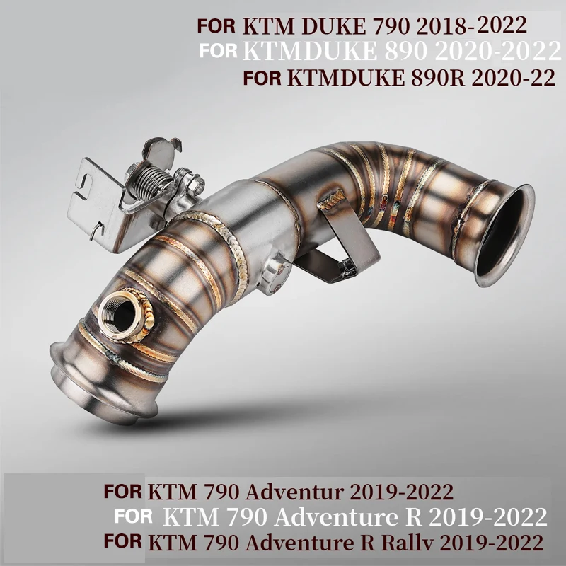 Motorcycle Exhaust Mid Link Pipe with valve For KTM DUKE 790 2018-2022 890 890R 2020-2022 790 Adv duke 790 R Rally 2019-2022
Motorcycle Exhaust Mid Link Pipe with valve For KTM DUKE 790 2018-2022 890 890R 2020-2022 790 Adv duke 790 R Rally 2019-2022