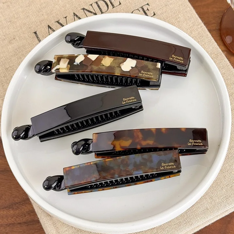 Заколка-краб из ацетата в корейском стиле, минималистичная, для женских причесок, для хвоста и пучка, прямая заколка-банан, элегантная, 1 шт.
Заколка-краб из ацетата в корейском стиле, минималистичная, для женских причесок, для хвоста и пучка, прямая заколка-банан, элегантная, 1 шт.