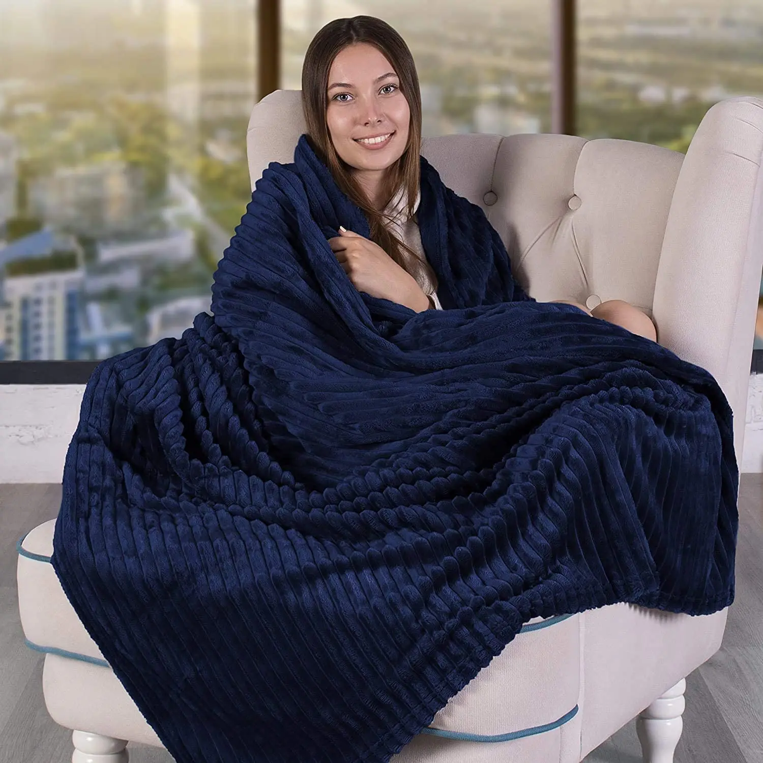 Thick Flannel Throw Blanket Plush Fluffy Warm Cozy Couch Blanket Summer Season Non-Machine Washable Children Outdoor Use
Thick Flannel Throw Blanket Plush Fluffy Warm Cozy Couch Blanket Summer Season Non-Machine Washable Children Outdoor Use