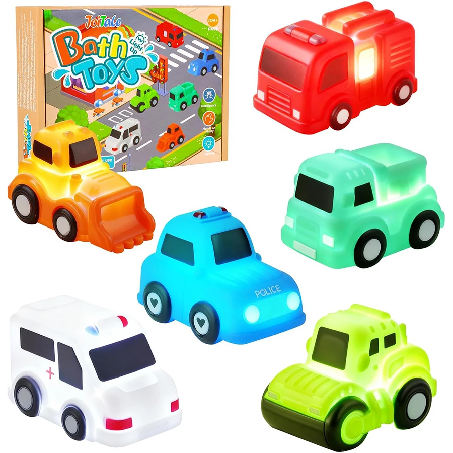 Светящиеся игрушки для ванной для малышей: машинки, активируемые водой, игрушки для ванны для детей, сенсорные игрушки для воды, для ванны и бассейна, машинка-спасатель
Светящиеся игрушки для ванной для малышей: машинки, активируемые водой, игрушки для ванны для детей, сенсорные игрушки для воды, для ванны и бассейна, машинка-спасатель