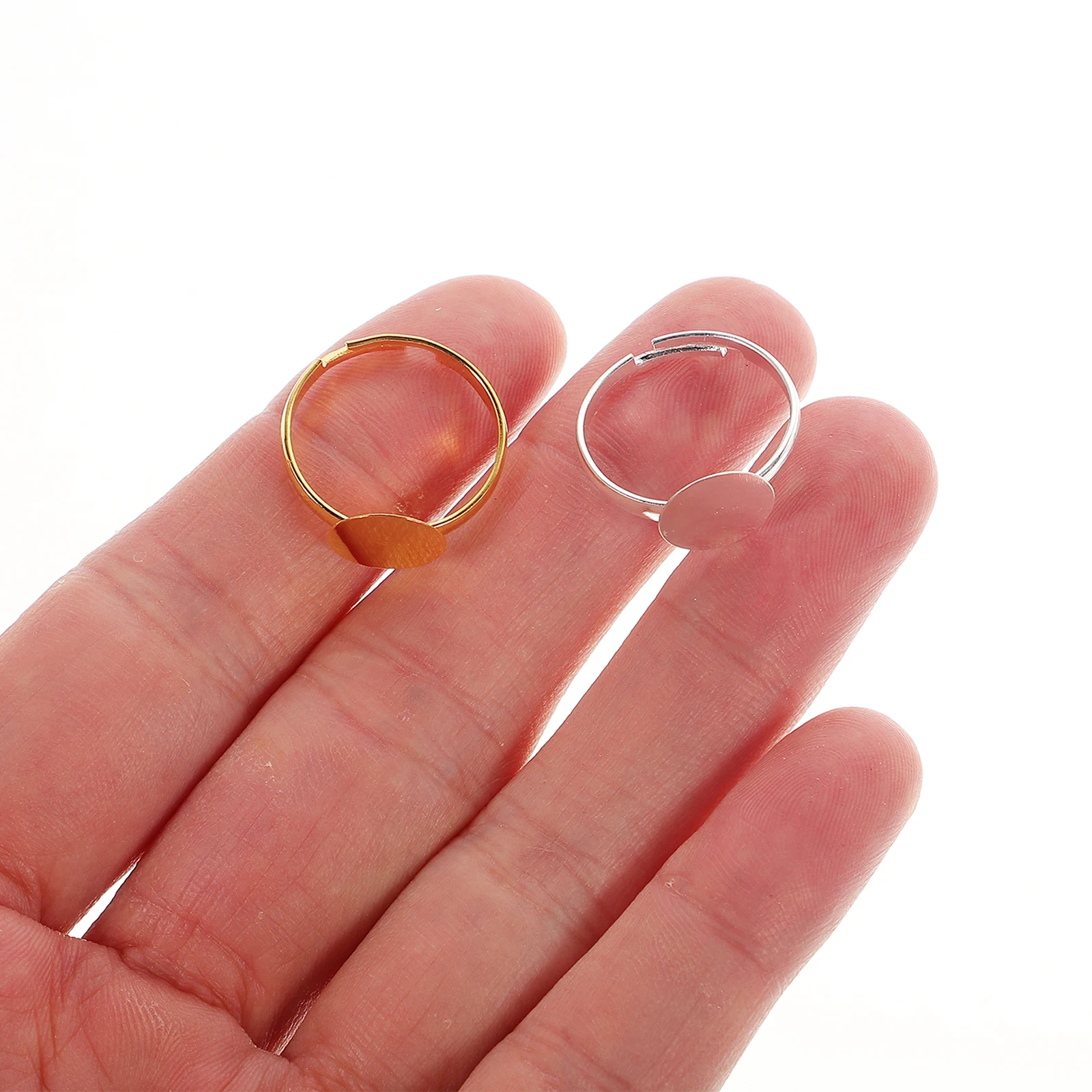 80pcs Creative Finger Bases Diy For Metal Base Ring Finding Ring Base For Diy Durable Exquisite Unique Decorations Gift Jewelry
80pcs Creative Finger Bases Diy For Metal Base Ring Finding Ring Base For Diy Durable Exquisite Unique Decorations Gift Jewelry