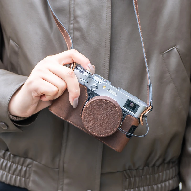 Защитный кожаный чехол SHELV для камеры Fuji Fujifilm X100VI DSLR аксессуары для камеры
Защитный кожаный чехол SHELV для камеры Fuji Fujifilm X100VI DSLR аксессуары для камеры