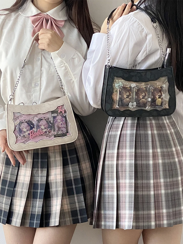 Японская оригинальная повседневная академическая стильная сумка через плечо с тиснением в стиле Лолиты, женская сумка-мессенджер для бара, двумерная сумка для выставки в стиле комиксов Lta
Японская оригинальная повседневная академическая стильная сумка через плечо с тиснением в стиле Лолиты, женская сумка-мессенджер для бара, двумерная сумка для выставки в стиле комиксов Lta