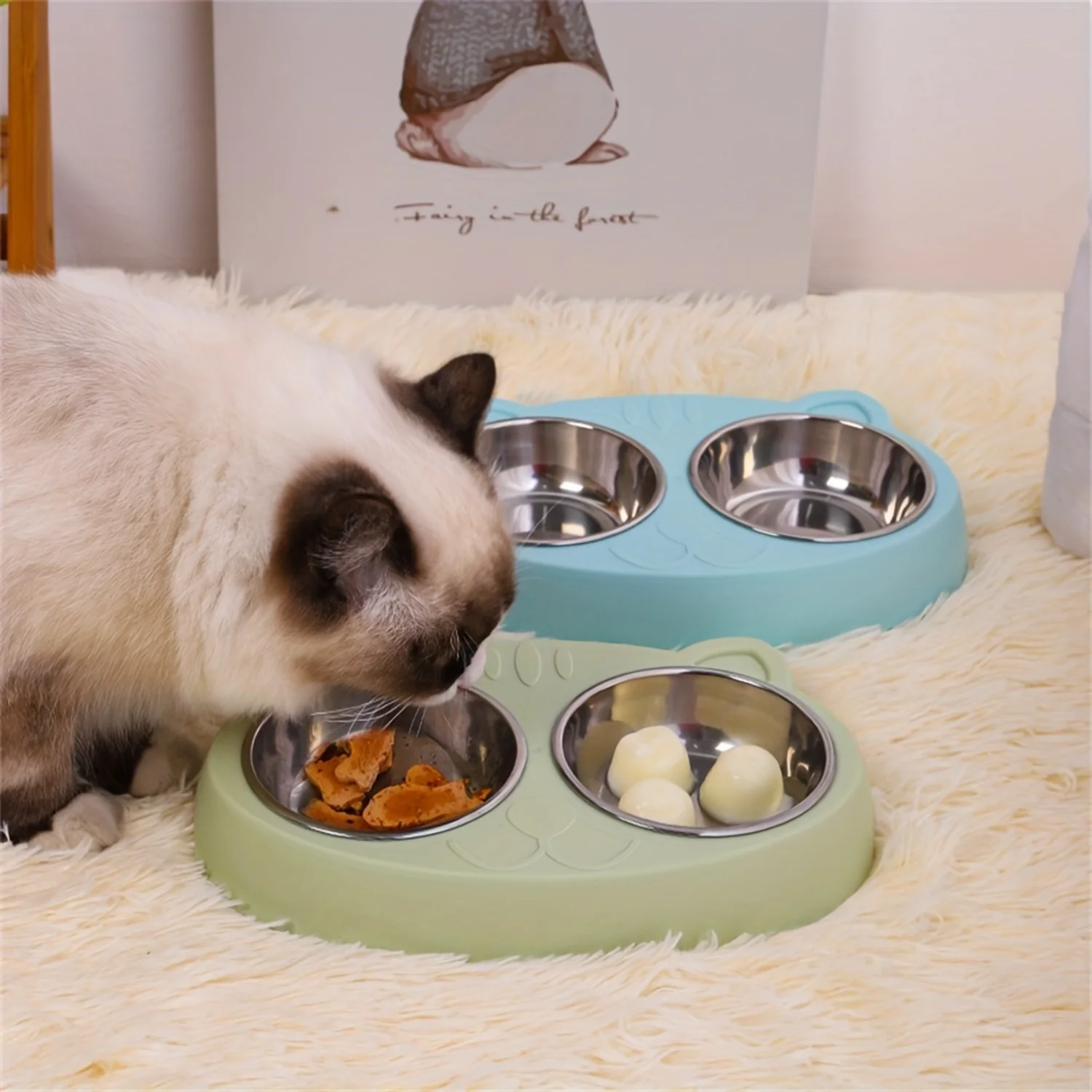 Bowls Double Dog Water And Food Bowls Stainless Steel Bowls With Non-Slip Resin Station, Pet Feeder Bowls For Puppy Medium Dogs
Bowls Double Dog Water And Food Bowls Stainless Steel Bowls With Non-Slip Resin Station, Pet Feeder Bowls For Puppy Medium Dogs