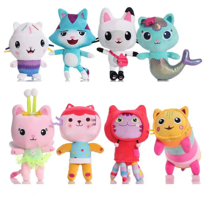 Newest 10 stlyes Gabby Dollhouse Plush Toy Mercat Cartoon Stuffed Animals Mermaid Cat Plushie Doll Kids Birthday Christams Gifts
Newest 10 stlyes Gabby Dollhouse Plush Toy Mercat Cartoon Stuffed Animals Mermaid Cat Plushie Doll Kids Birthday Christams Gifts