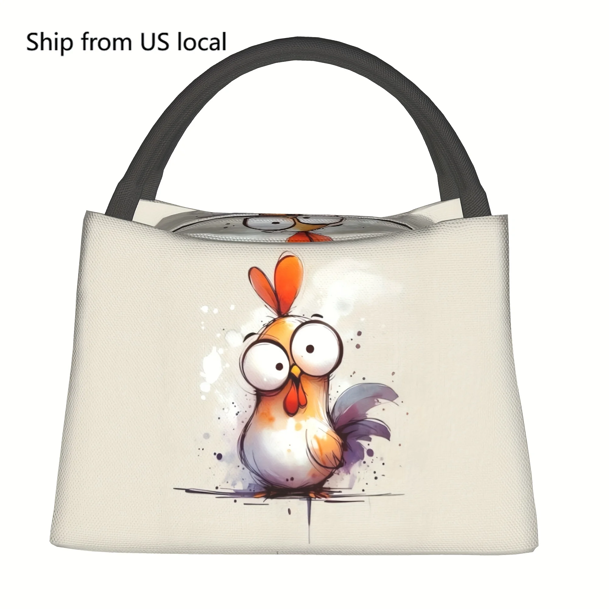 1pc Staring Rooster Pattern, Portable And Reusable Refrigerated Bag, Insulated Lunch Bag, A Must-have Item For Camping Beaches,
1pc Staring Rooster Pattern, Portable And Reusable Refrigerated Bag, Insulated Lunch Bag, A Must-have Item For Camping Beaches,
