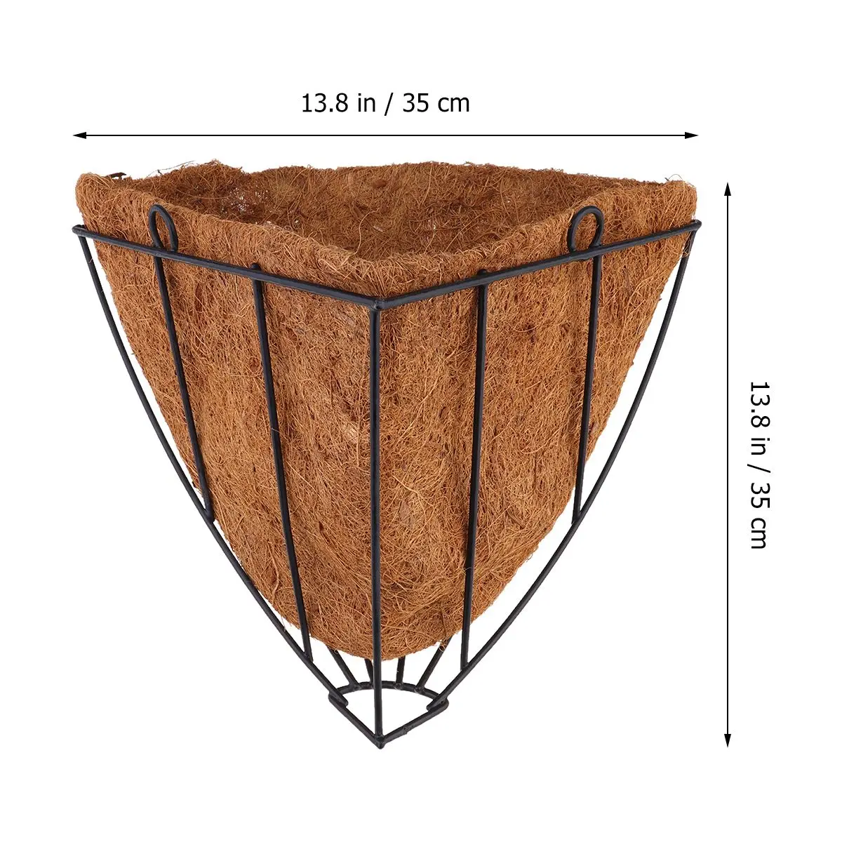 Hanging Plant Pots Wrought Iron Coconut Palm Basket Corner Flowerpot Balcony Holder Wall Decor Durable Garden
Hanging Plant Pots Wrought Iron Coconut Palm Basket Corner Flowerpot Balcony Holder Wall Decor Durable Garden
