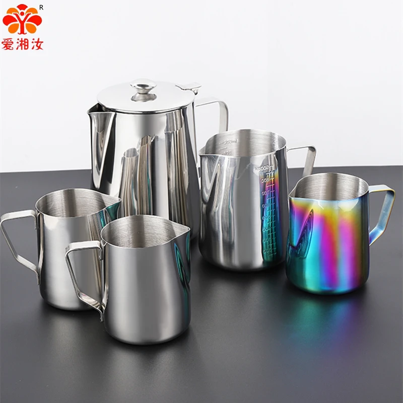 Coffee Cup Pitcher Espresso Milk Frother Barista Latte Cups Measuring 600ml 900ml 350ml for Home & Kitchen
Coffee Cup Pitcher Espresso Milk Frother Barista Latte Cups Measuring 600ml 900ml 350ml for Home & Kitchen