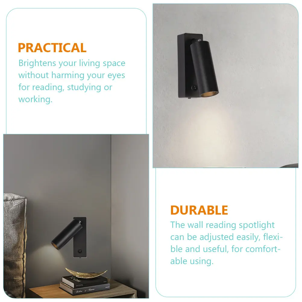 Светодиодный настенный светильник для спальни, регулируемый настенный светильник для чтения в кабинете, гостиной, легко устанавливаемый поворотный настенный светильник
Светодиодный настенный светильник для спальни, регулируемый настенный светильник для чтения в кабинете, гостиной, легко устанавливаемый поворотный настенный светильник