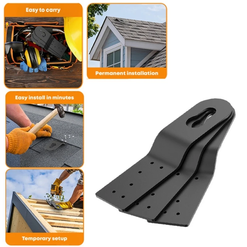 3Pcs Roof Safety Anchors Buckle Heavy Duty Roof Anchors Buckle Reusable Roof Anchors Roofing Tool for Wood Frame Building
3Pcs Roof Safety Anchors Buckle Heavy Duty Roof Anchors Buckle Reusable Roof Anchors Roofing Tool for Wood Frame Building