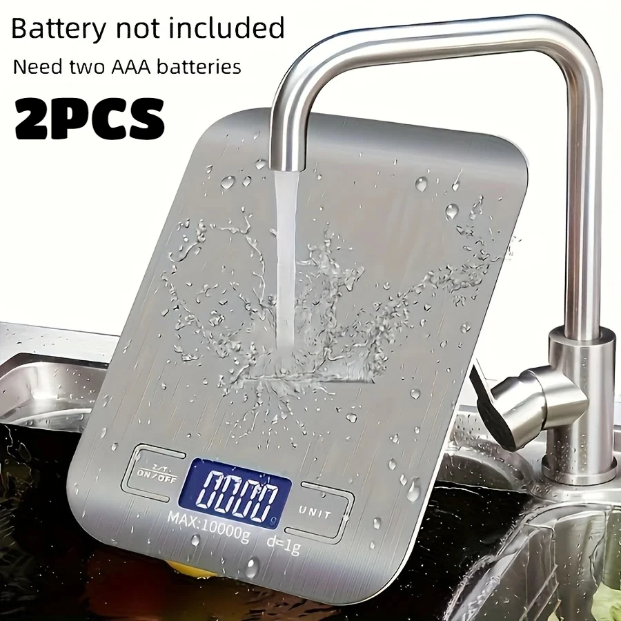 2PCS 5kg/1g Kitchen Scale Coffee Electronic Scale Stainless Steel Surface LCD Backlit Multi Functional Precision Pastry Scale
2PCS 5kg/1g Kitchen Scale Coffee Electronic Scale Stainless Steel Surface LCD Backlit Multi Functional Precision Pastry Scale