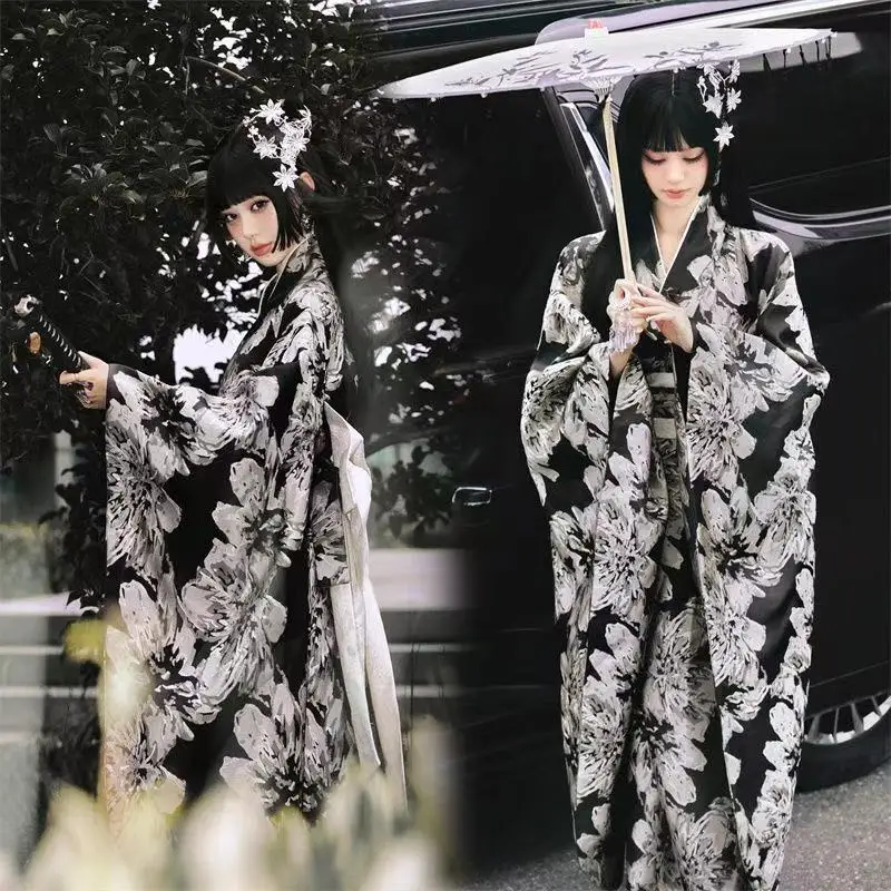 Женский традиционный японский костюм-кимоно Niche Kimono Underworld Daughter, юката, для Хэллоуина, аниме, игр, косплея, нарядный халат
Женский традиционный японский костюм-кимоно Niche Kimono Underworld Daughter, юката, для Хэллоуина, аниме, игр, косплея, нарядный халат