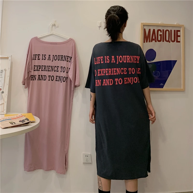 plus Size Long Sleep Dress Women Summer Short Sleeve Loose Casual New Style Student Wearable Large Size Nightgown Cotton Mate...
plus Size Long Sleep Dress Women Summer Short Sleeve Loose Casual New Style Student Wearable Large Size Nightgown Cotton Mate...