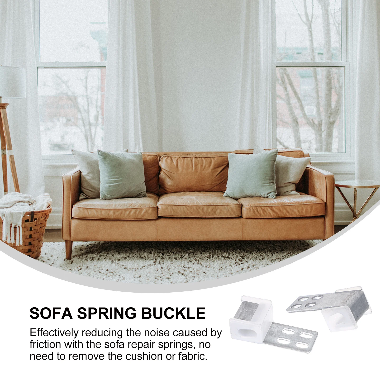 20pcs Sofa Seat Spring Clips for Couch Repair Furniture Legs Fix Sagging Cushions Chairs Beds Replacement Parts
20pcs Sofa Seat Spring Clips for Couch Repair Furniture Legs Fix Sagging Cushions Chairs Beds Replacement Parts