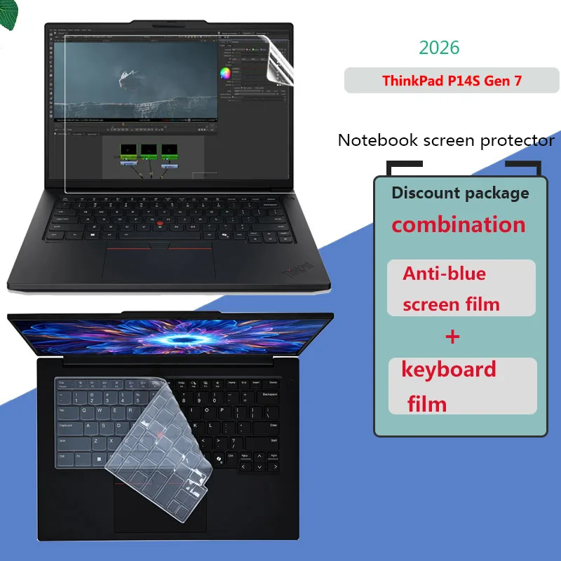 For Lenovo ThinkPad P14s Gen 7 notebook screen protection film 14.5 inch ultra-clear explosion-proof tempered film keyboard film
For Lenovo ThinkPad P14s Gen 7 notebook screen protection film 14.5 inch ultra-clear explosion-proof tempered film keyboard film