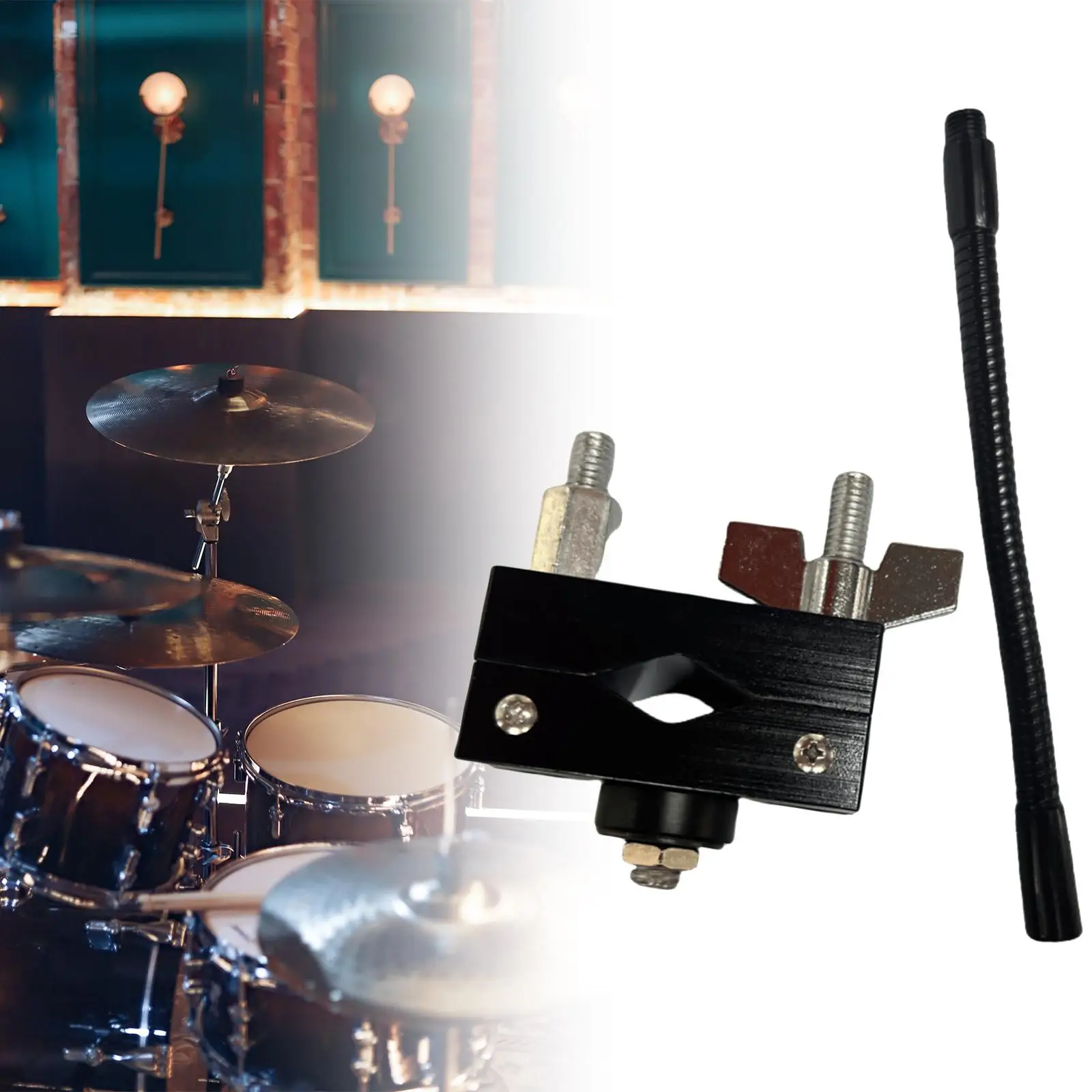 Drum Microphone Holder with Bend Tube Drum Microphone Mount Easy to Install Mic Stand Base Professional Microphone Clip Adapter
Drum Microphone Holder with Bend Tube Drum Microphone Mount Easy to Install Mic Stand Base Professional Microphone Clip Adapter