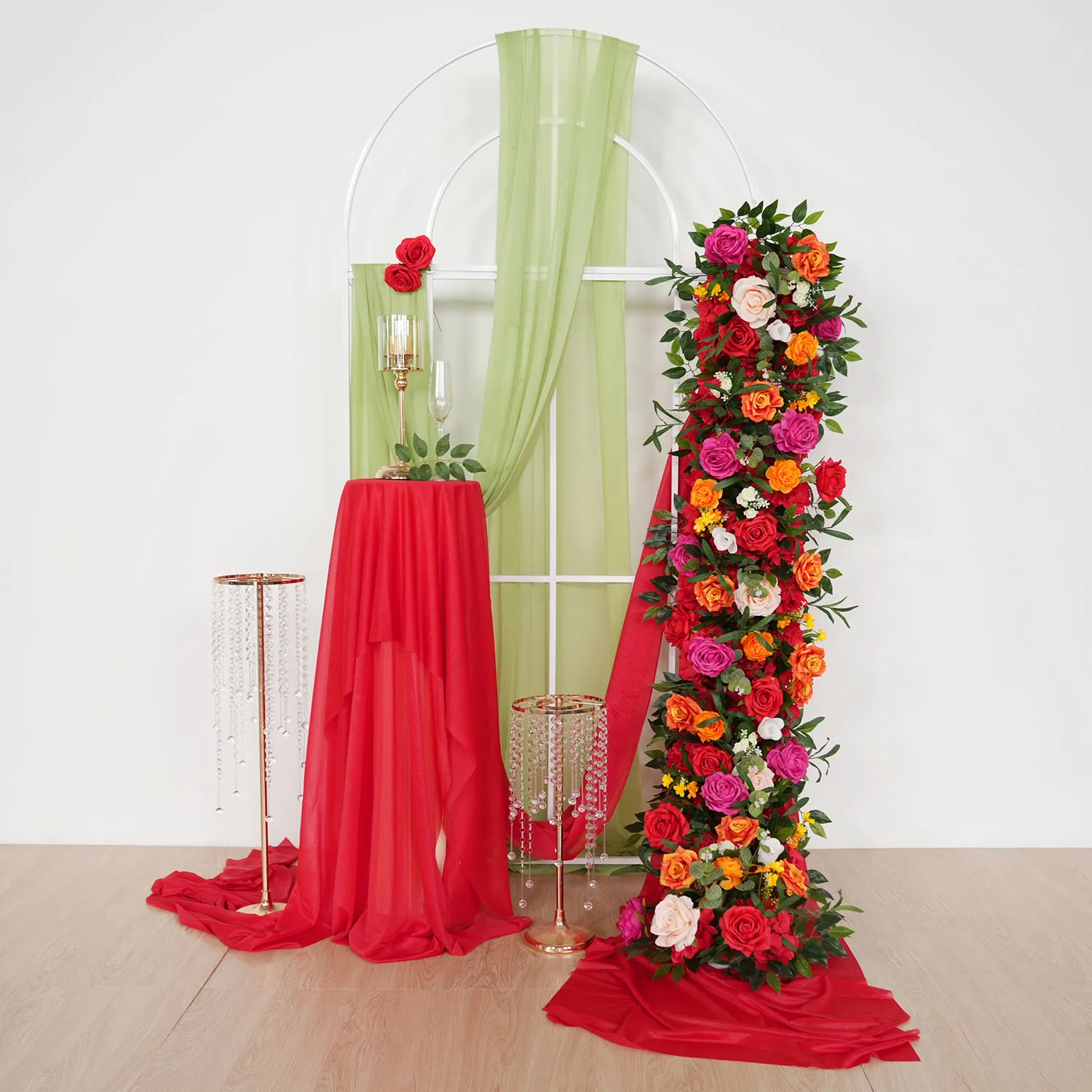 Uflower 3D Red Orange Rose Flower Row Wedding Backdrop Arch Decor Floral Arrangement Table centerpiece Event Artificial Flower
Uflower 3D Red Orange Rose Flower Row Wedding Backdrop Arch Decor Floral Arrangement Table centerpiece Event Artificial Flower