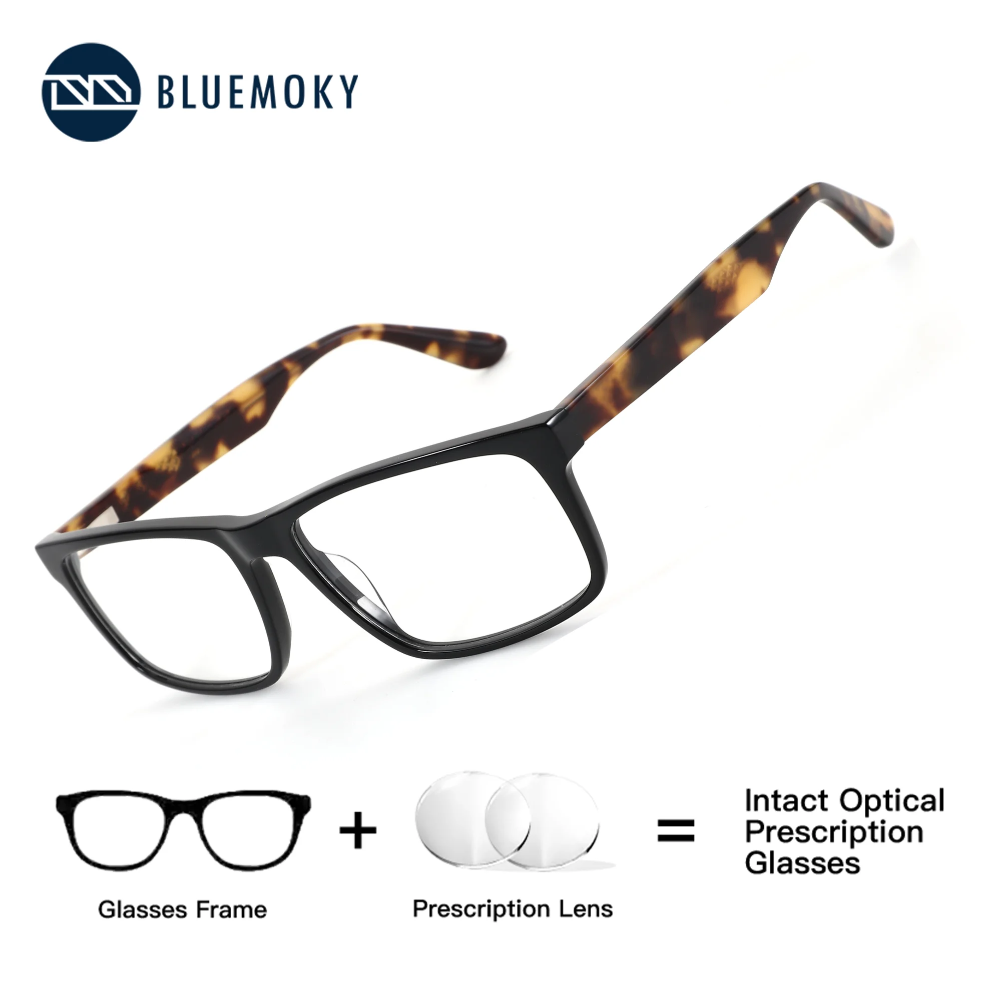 BLUEMOKY Rectangle Prescription Glasses Minus Acetate Photochromic Grey Anti Blue Light Men's Optical Lenses Eyeglasses
BLUEMOKY Rectangle Prescription Glasses Minus Acetate Photochromic Grey Anti Blue Light Men's Optical Lenses Eyeglasses