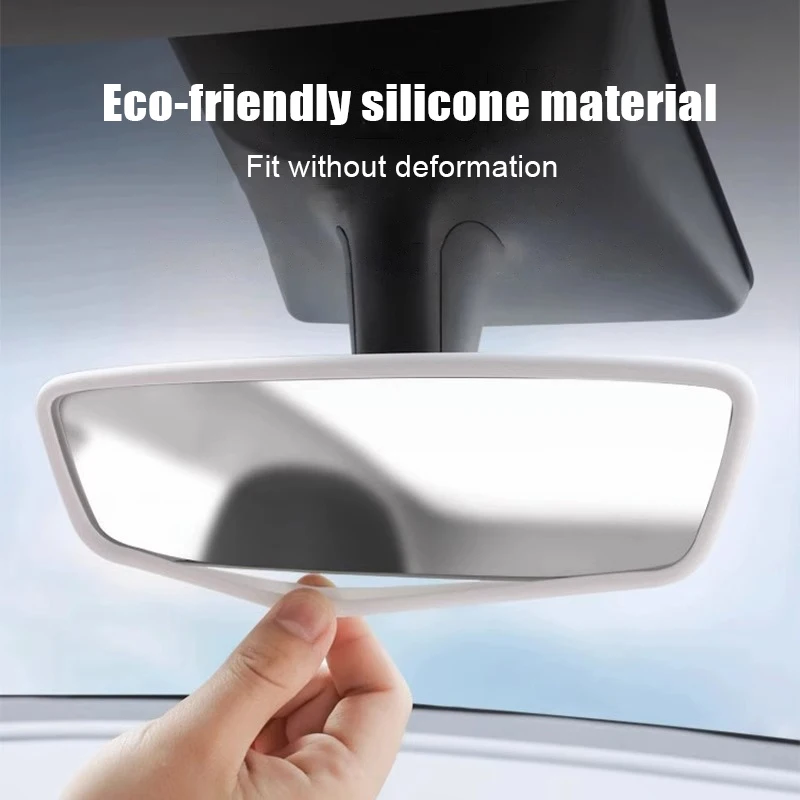 Silicone Rear View Mirror Protector Frame For Model 3 Y S X Center Console Accessories Interior Rearview Cover Rubber Case
Silicone Rear View Mirror Protector Frame For Model 3 Y S X Center Console Accessories Interior Rearview Cover Rubber Case