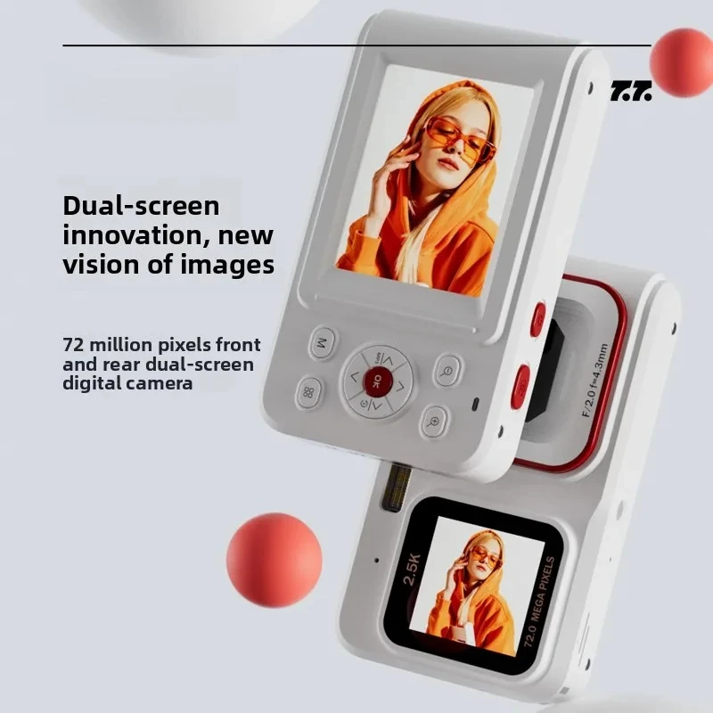 2.5K HD 7200MP Kids Digital Camera 16X Zoom Portable Mini Camera Student Entry Photography Camera For Kids Adults
2.5K HD 7200MP Kids Digital Camera 16X Zoom Portable Mini Camera Student Entry Photography Camera For Kids Adults