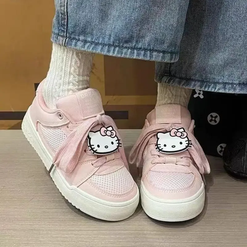 Hello Kittys Shoes Girl Sanrios Spring Autumn New Thick Bottom Casual Shoes Breathable Sports Shoes Anime Kawaii Cartoon
Hello Kittys Shoes Girl Sanrios Spring Autumn New Thick Bottom Casual Shoes Breathable Sports Shoes Anime Kawaii Cartoon