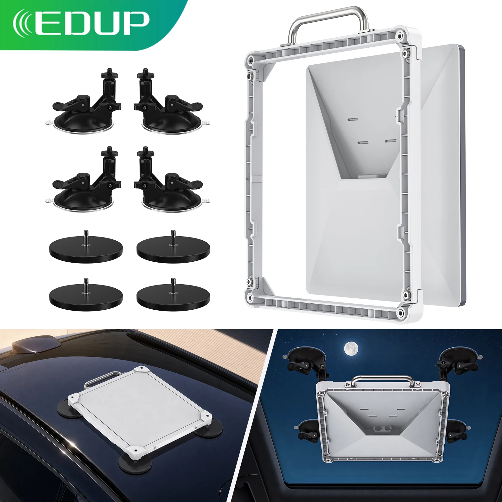 EP-SK0173S Pro 2-in-1 Magnetic&Suction Cup Mount Kit 264lbs Holding Force Compatible with Mini&Mini X No-Drill Vehicle Bracket
EP-SK0173S Pro 2-in-1 Magnetic&Suction Cup Mount Kit 264lbs Holding Force Compatible with Mini&Mini X No-Drill Vehicle Bracket