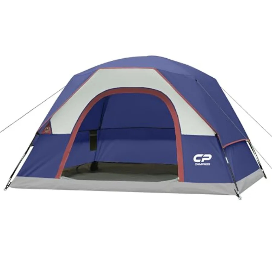 Camping Tent for 2/4/6 Person, Polyester Waterproof Windproof Double Layer Dome Tent, Gray/Blue, Easy Setup with Large Mesh Win
Camping Tent for 2/4/6 Person, Polyester Waterproof Windproof Double Layer Dome Tent, Gray/Blue, Easy Setup with Large Mesh Win