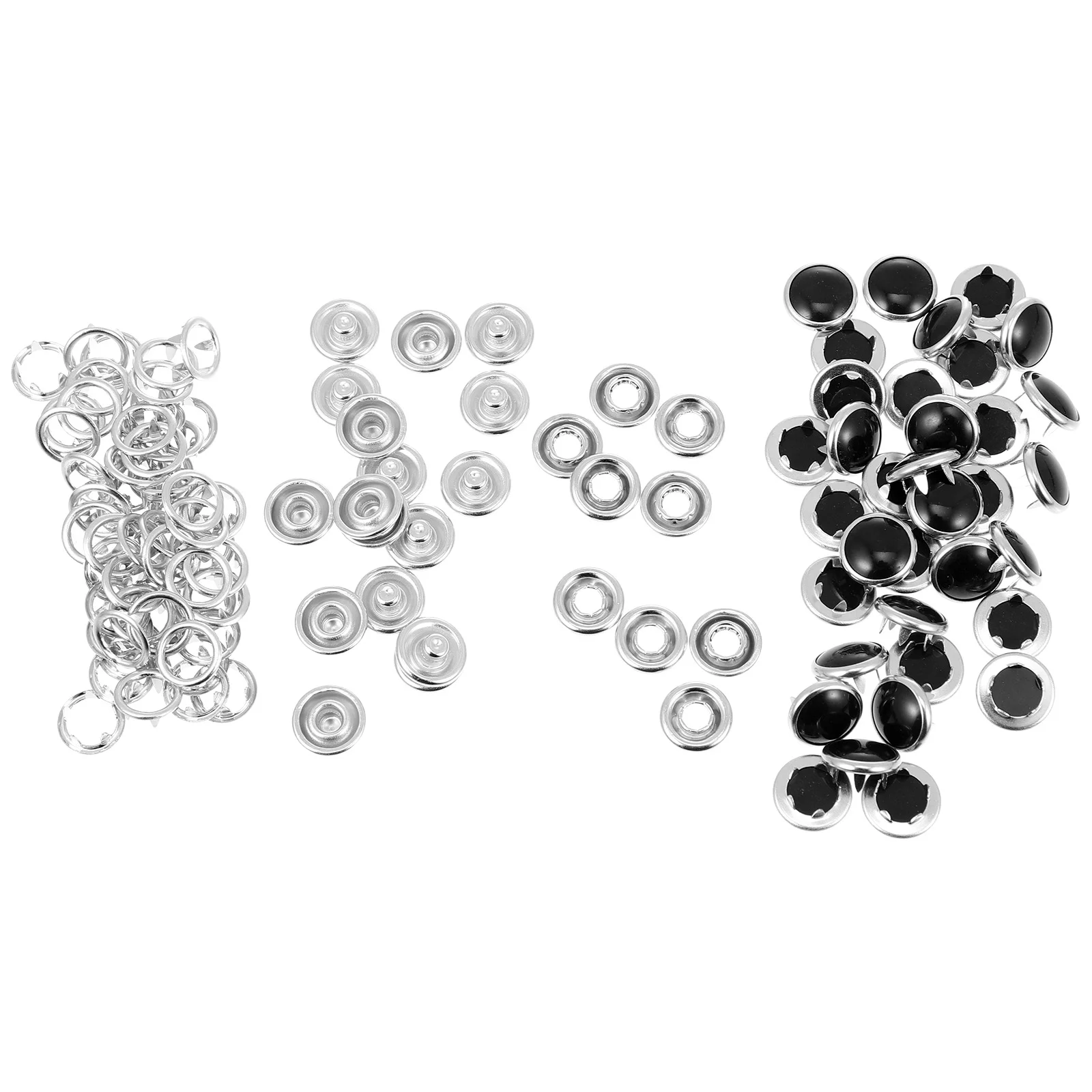 50 Sets Beaded Five-claw Snap Button DIY Studs Hand-made Prong Buckle Kit Suite Fastener Tool Fasteners Black Grommet For
50 Sets Beaded Five-claw Snap Button DIY Studs Hand-made Prong Buckle Kit Suite Fastener Tool Fasteners Black Grommet For