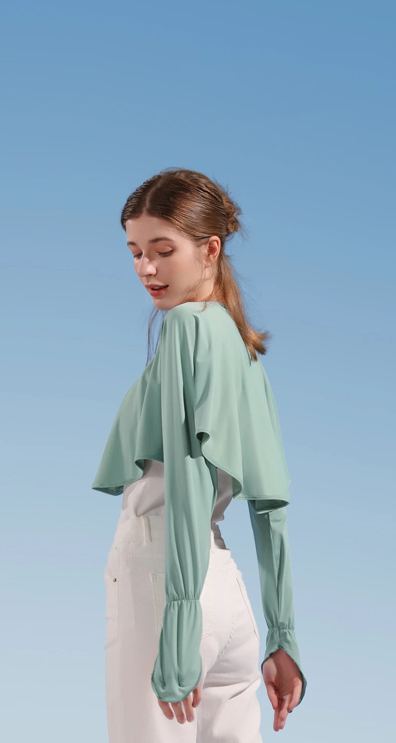 New Women's Sun Protection Shawl Thin Anti-Uv Cycling Fishing Climbing Outdoor Long-Sleeved Sun Protection Clothing
New Women's Sun Protection Shawl Thin Anti-Uv Cycling Fishing Climbing Outdoor Long-Sleeved Sun Protection Clothing
