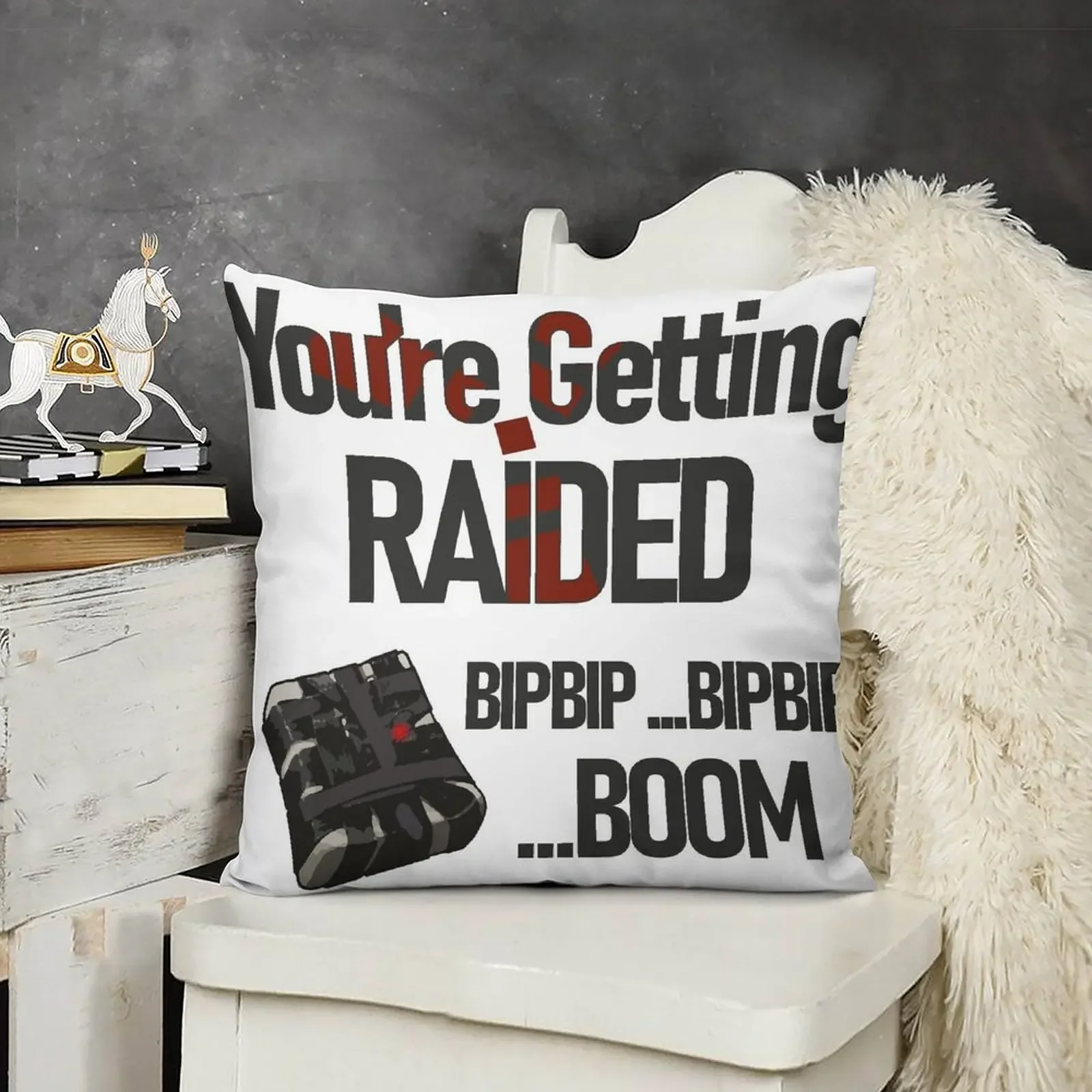 Rust Getting Raided Timed Explosive Throw Pillow Sofa Covers Ornamental Pillow Pillow Cases Decorative
Rust Getting Raided Timed Explosive Throw Pillow Sofa Covers Ornamental Pillow Pillow Cases Decorative