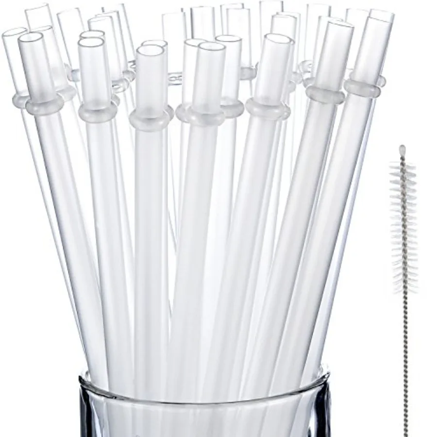 50 Pieces Plastic Straws Reusable for Tumblers Mason Jars Milkshakes Smoothies Reusable Hard Plastic Drinking Straws with Clean
50 Pieces Plastic Straws Reusable for Tumblers Mason Jars Milkshakes Smoothies Reusable Hard Plastic Drinking Straws with Clean