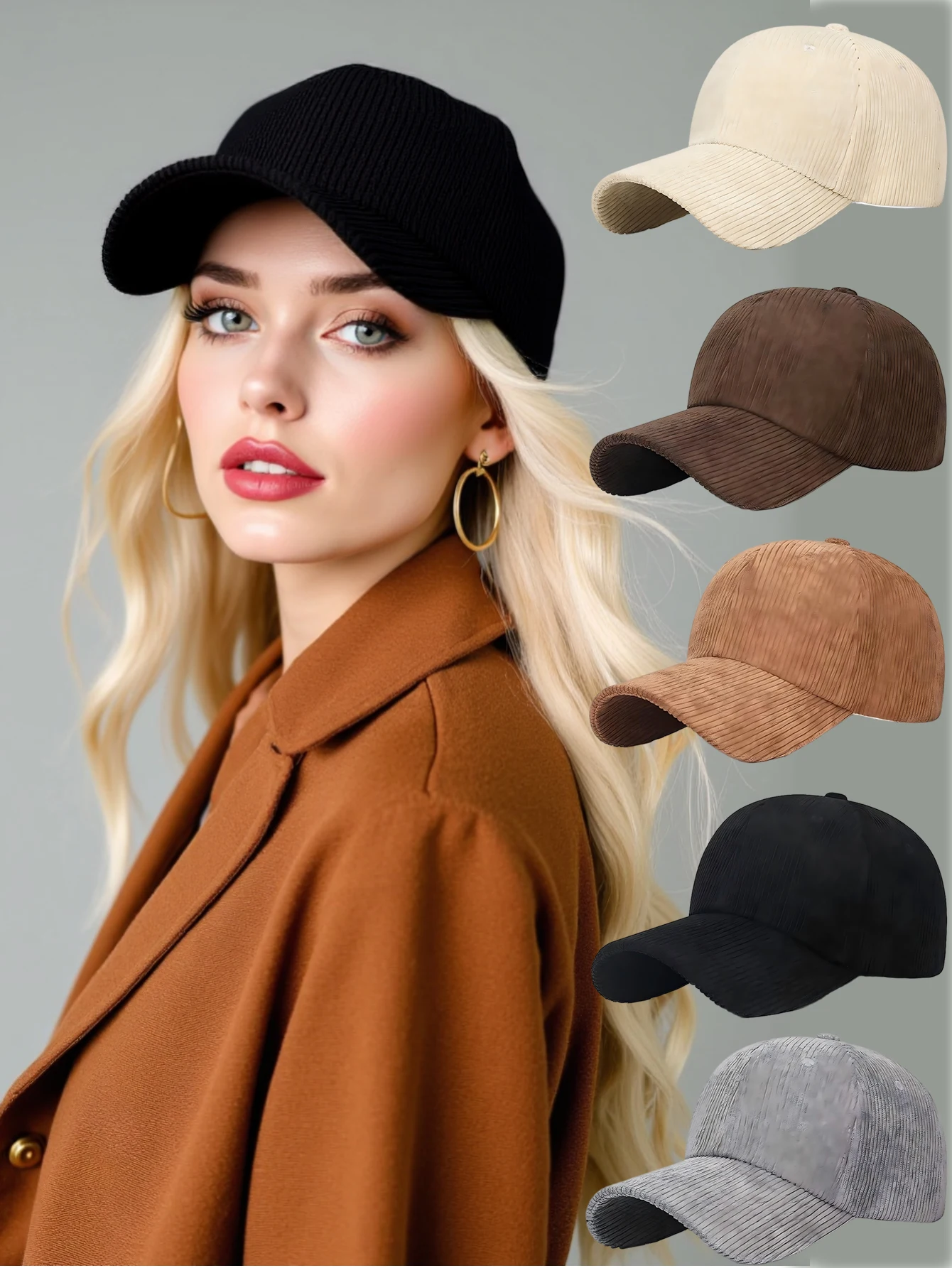 1 шт. вельветовая бейсболка в японском стиле - пустая однотонная осенне-зимняя шапка унисекс с регулируемой защитой от солнца и ультрафиолета
1 шт. вельветовая бейсболка в японском стиле - пустая однотонная осенне-зимняя шапка унисекс с регулируемой защитой от солнца и ультрафиолета